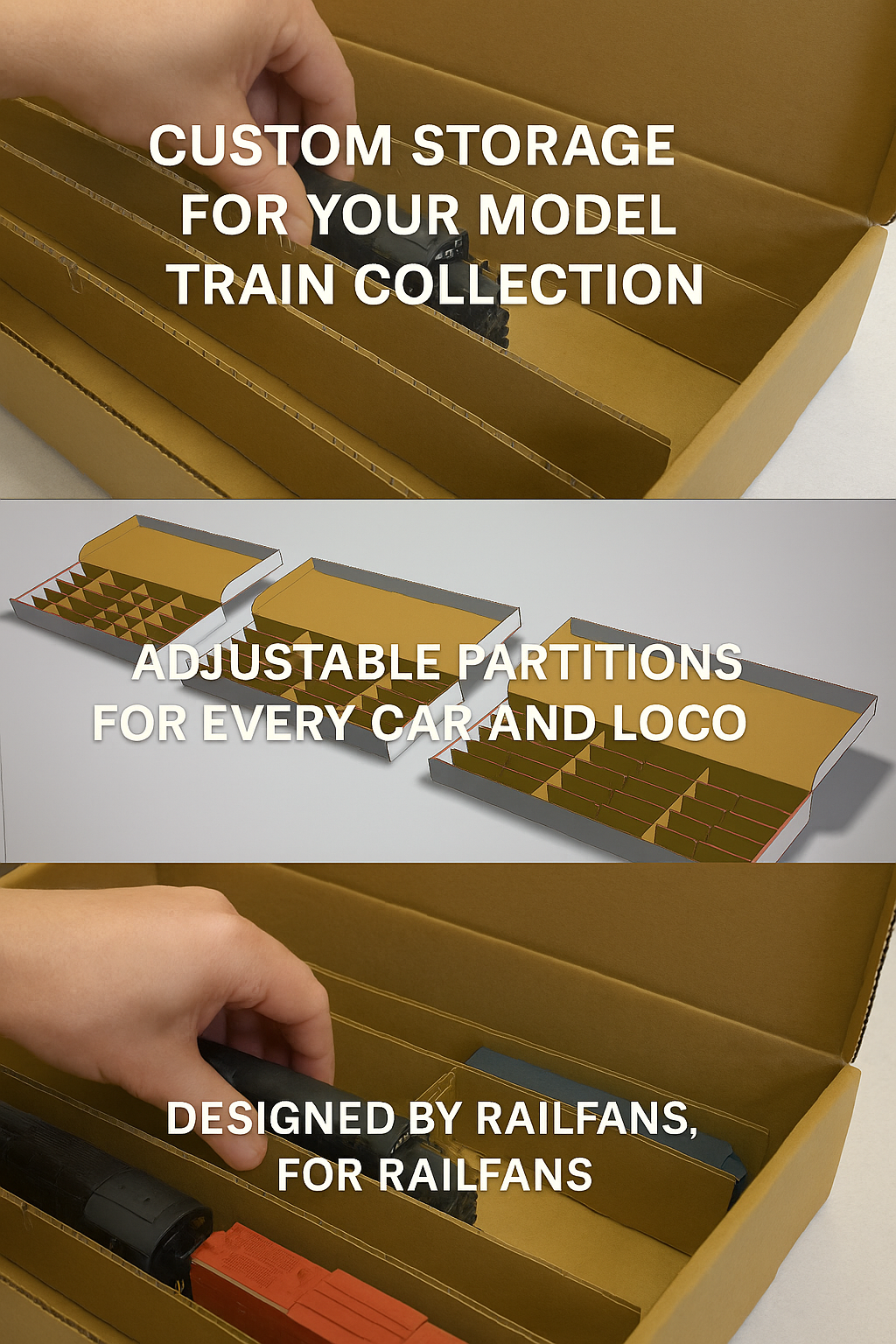 Custom Model Train Storage Solutions