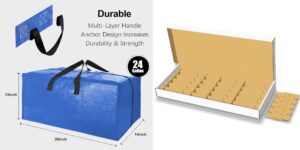 4 Pack with Tote Bag 28"x12"x2.5" Boxes