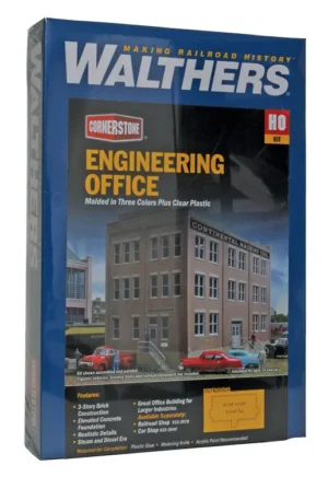 Engineering Office -- Kit - Walthers Cornerstone Part # 933-2967