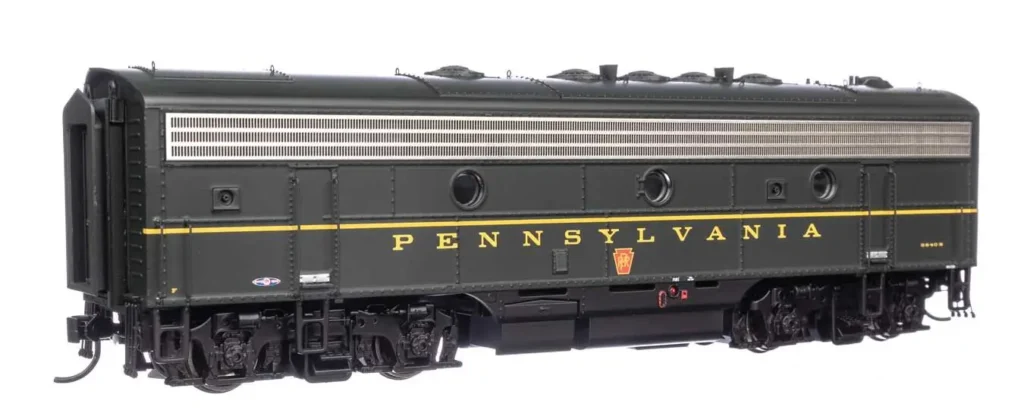 EMD F7B Standard DC -- Pennsylvania EH-15 #9840B (Brunswick Green w/Keystone unit numbers)